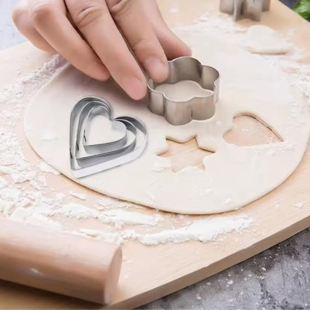 Metallic Cookie Cutters / Shapers