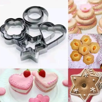 Metallic Cookie Cutters / Shapers
