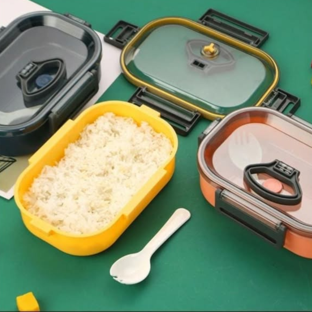 Microwaveable Snack Box with Spoon (1000ml)