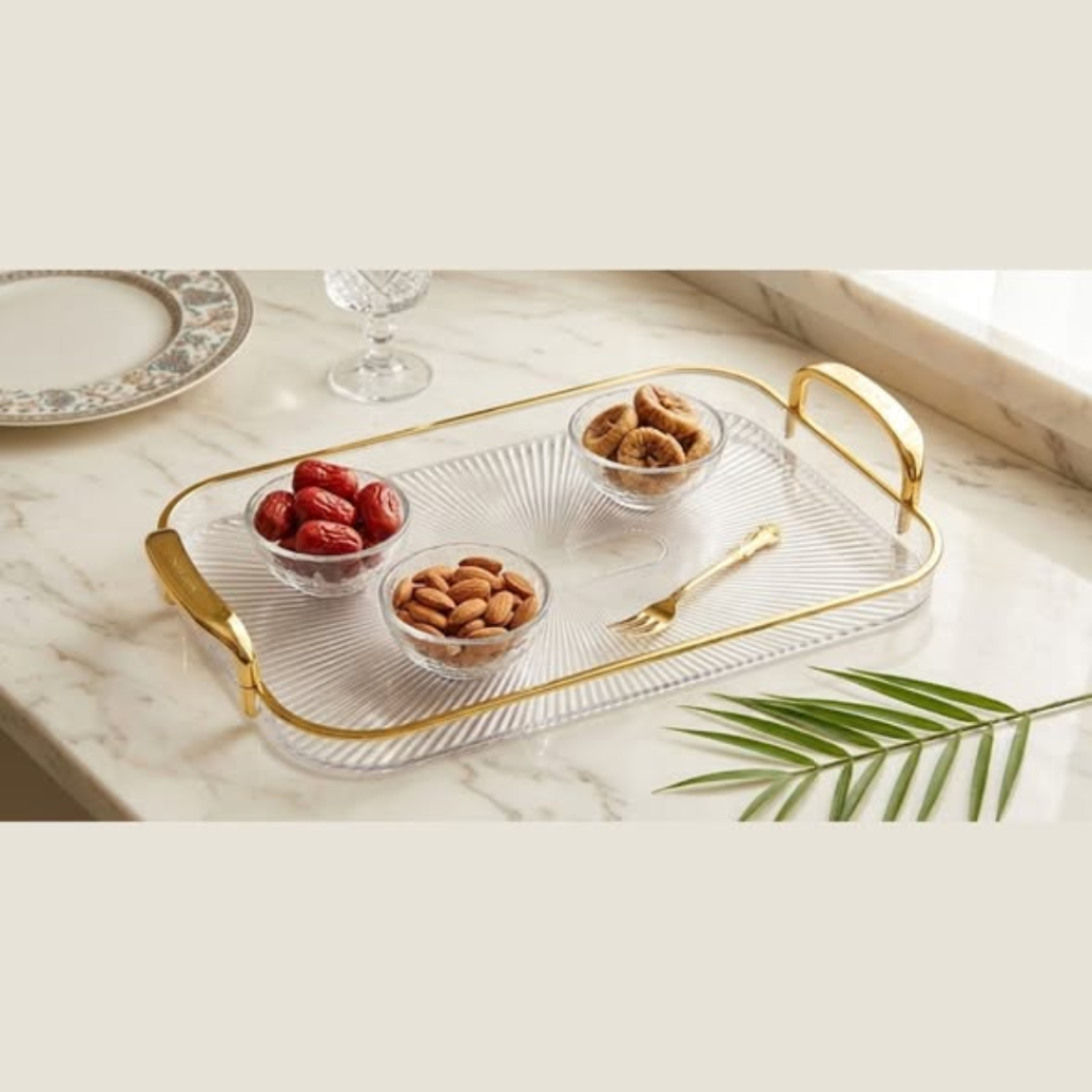 Multi-purpose Acrylic Serving Trays 
