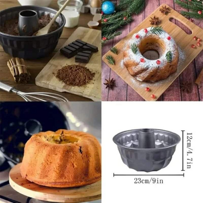 Non-Stick Doughnut-Shaped Cake Mould