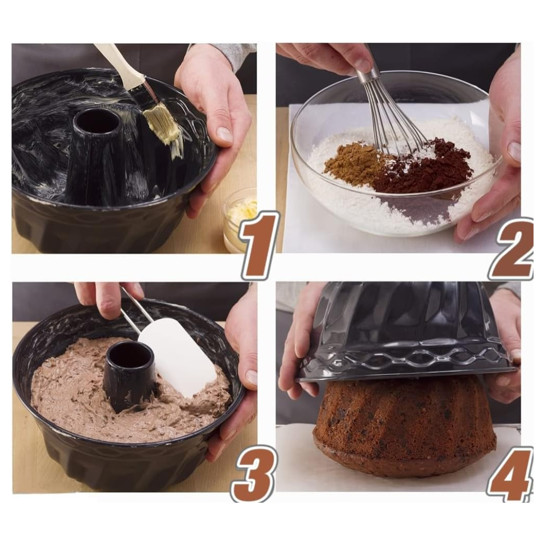 Non-Stick Doughnut-Shaped Cake Mould