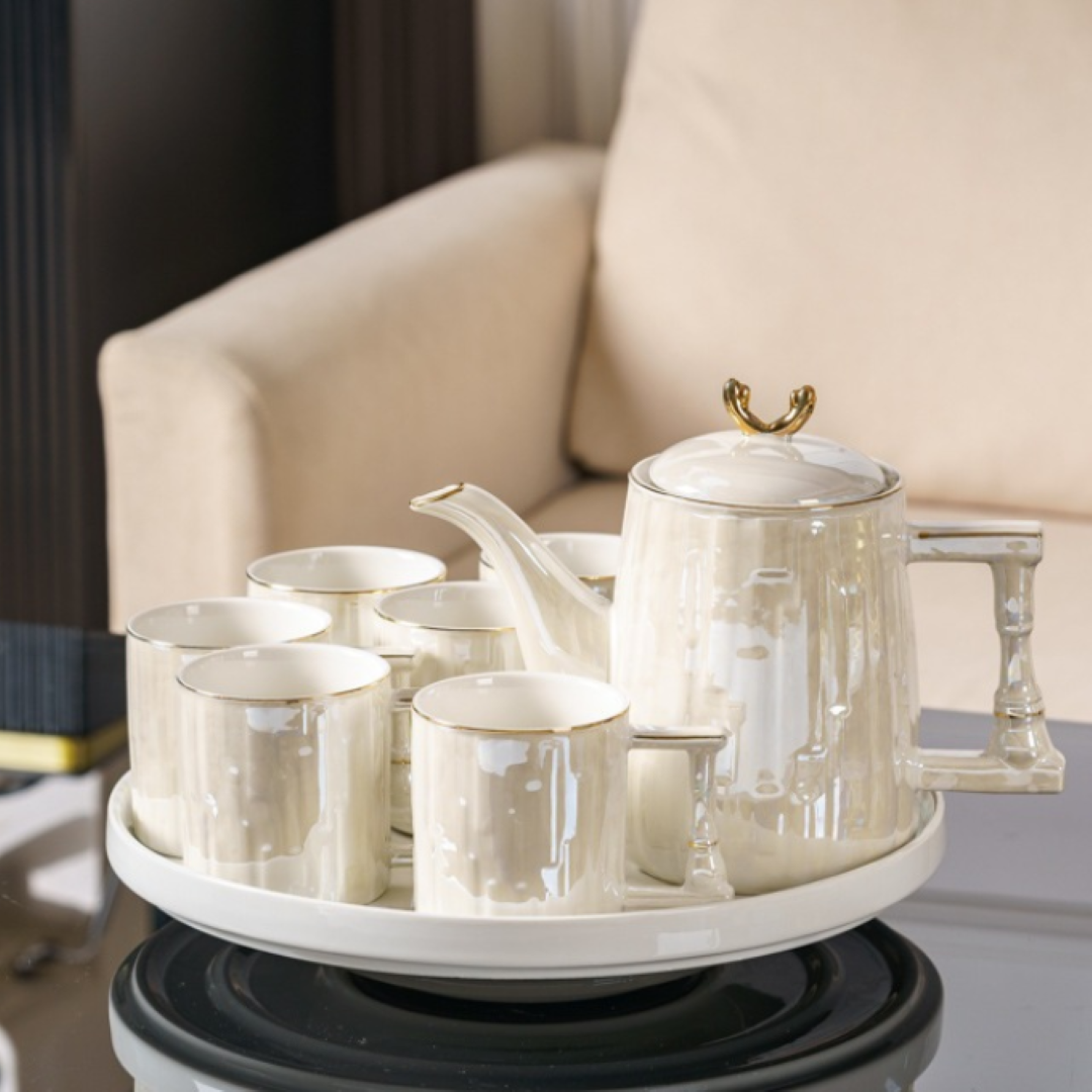 Nordic Ceramic Tea Set