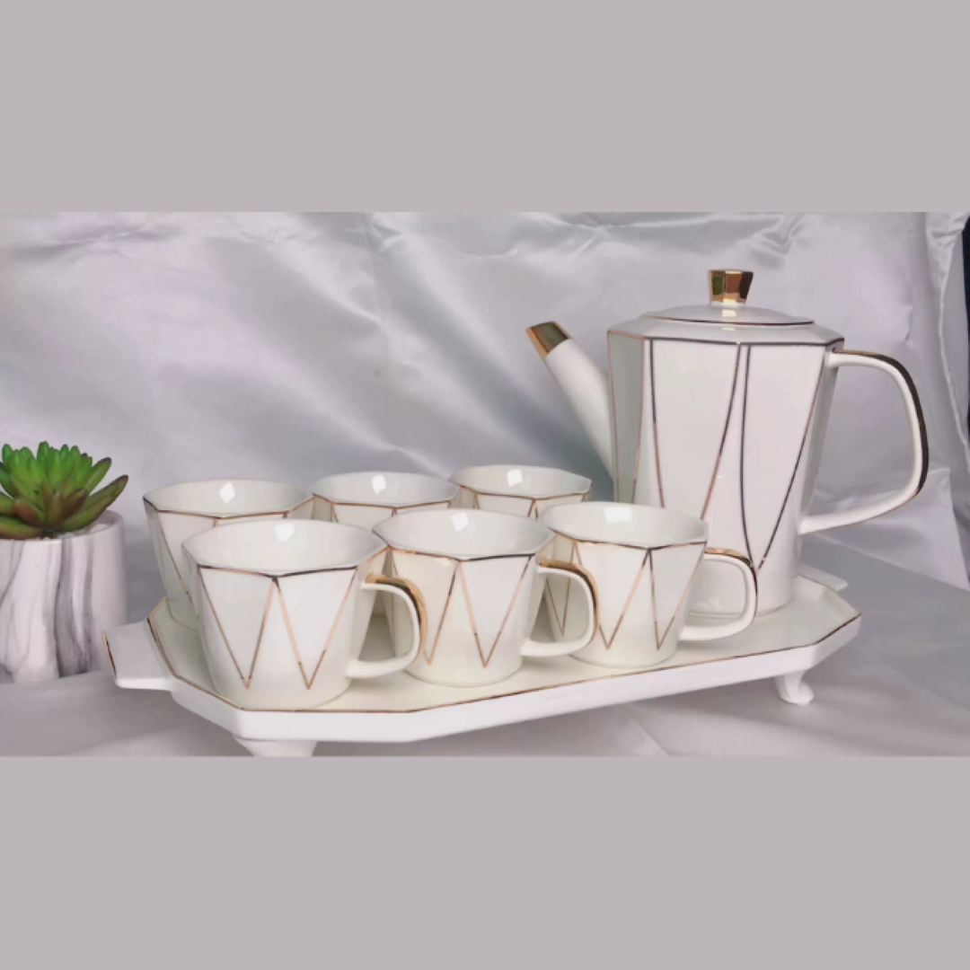 Nordic Ceramic Tea Set