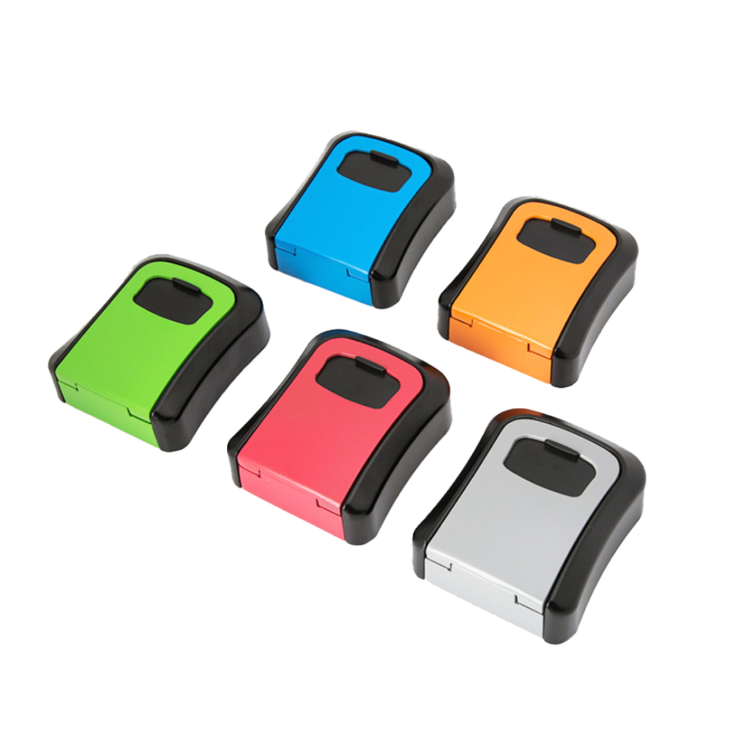 Outdoor wall-mounted key storage lock box