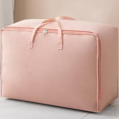 Pink Moisture-Proof Quilt and Clothes Storage Bag