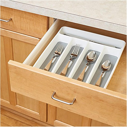 Plastic Non-Expandable Cutlery Drawer Organizer
