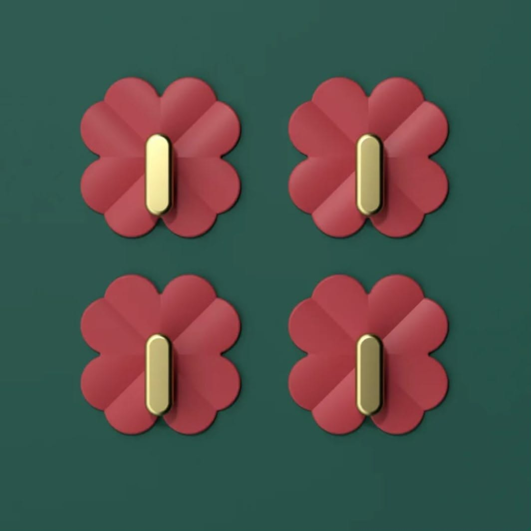 Plastic Wall Mounted Leaf Hook Hanger