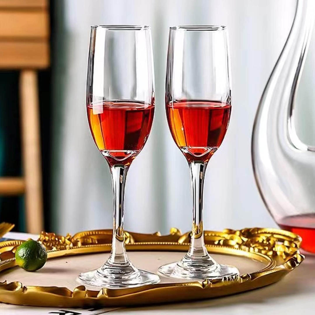 Polycarbonate Unbreakable Champagne Glasses (Set of 6)