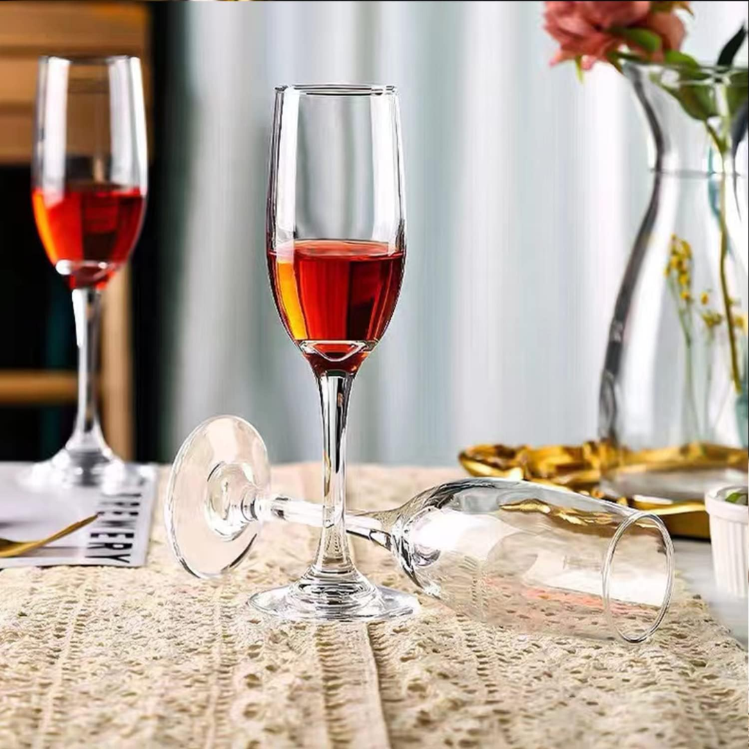 Polycarbonate Unbreakable Champagne Glasses (Set of 6)