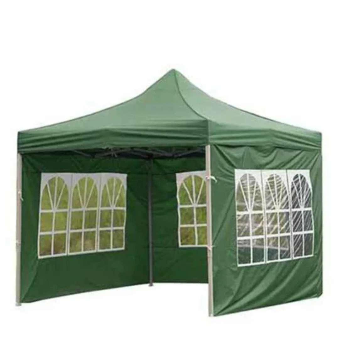 Pop Up Gazebo Canopy Tent with 3 Window Side Walls