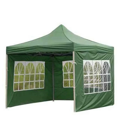 Pop Up Gazebo Canopy Tent with 3 Window Side Walls