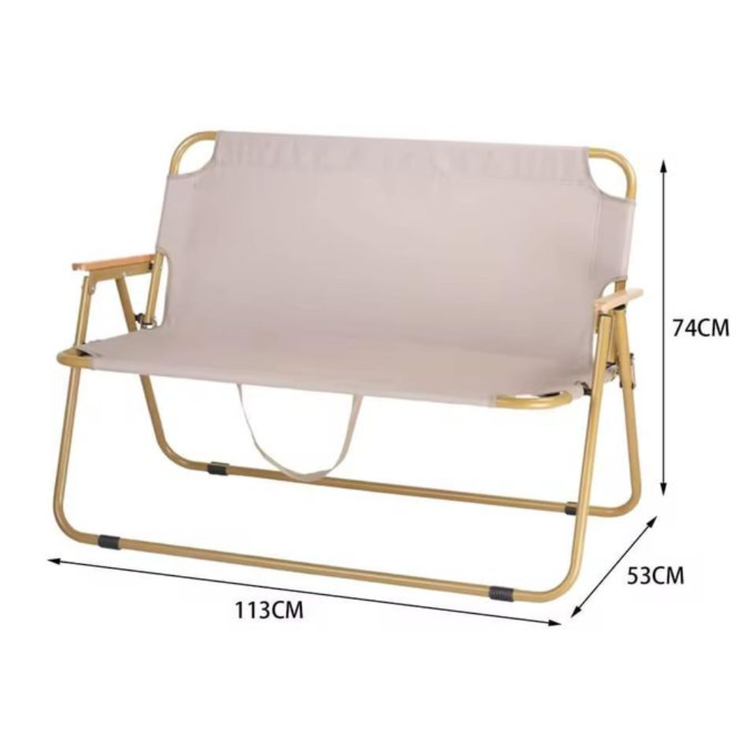Portable Double Seat Camping Chair