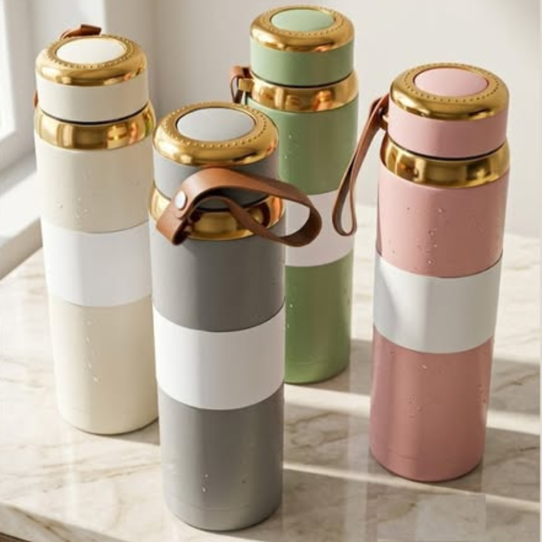 Portable Leak-Proof Stainless Steel Thermos Flask (800ml)