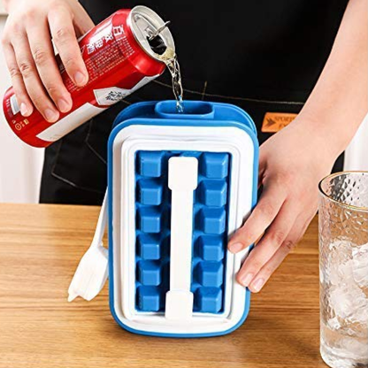 Portable leak-proof ice cube mold (36 cubes)