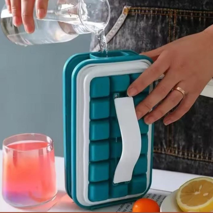 Portable leak-proof ice cube mold (36 cubes)