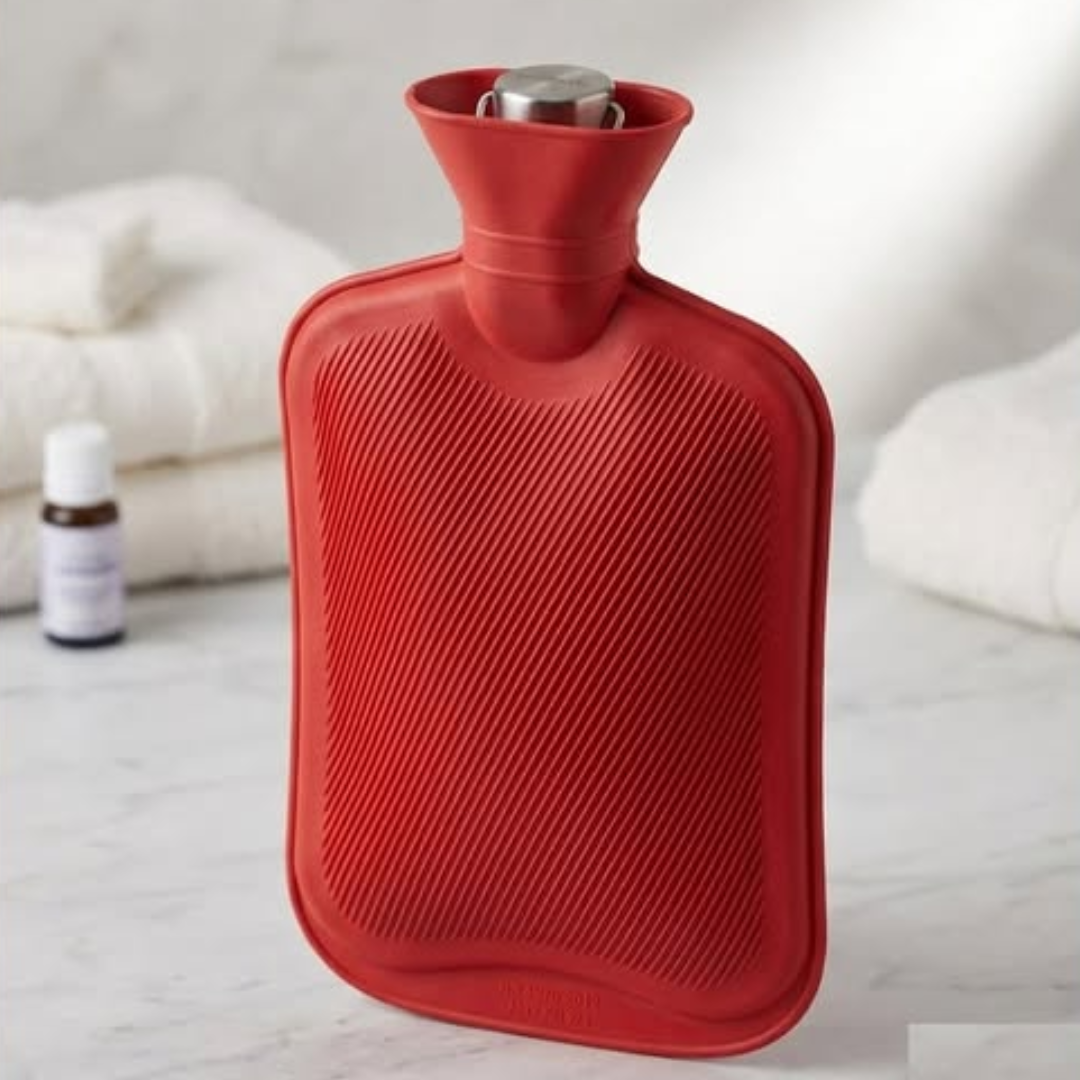 Red 2 Litre Hot Water Bottle