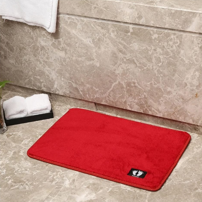 Red Non-slip thickened floor mat
