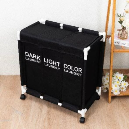 Rolling Laundry Basket with Wheels