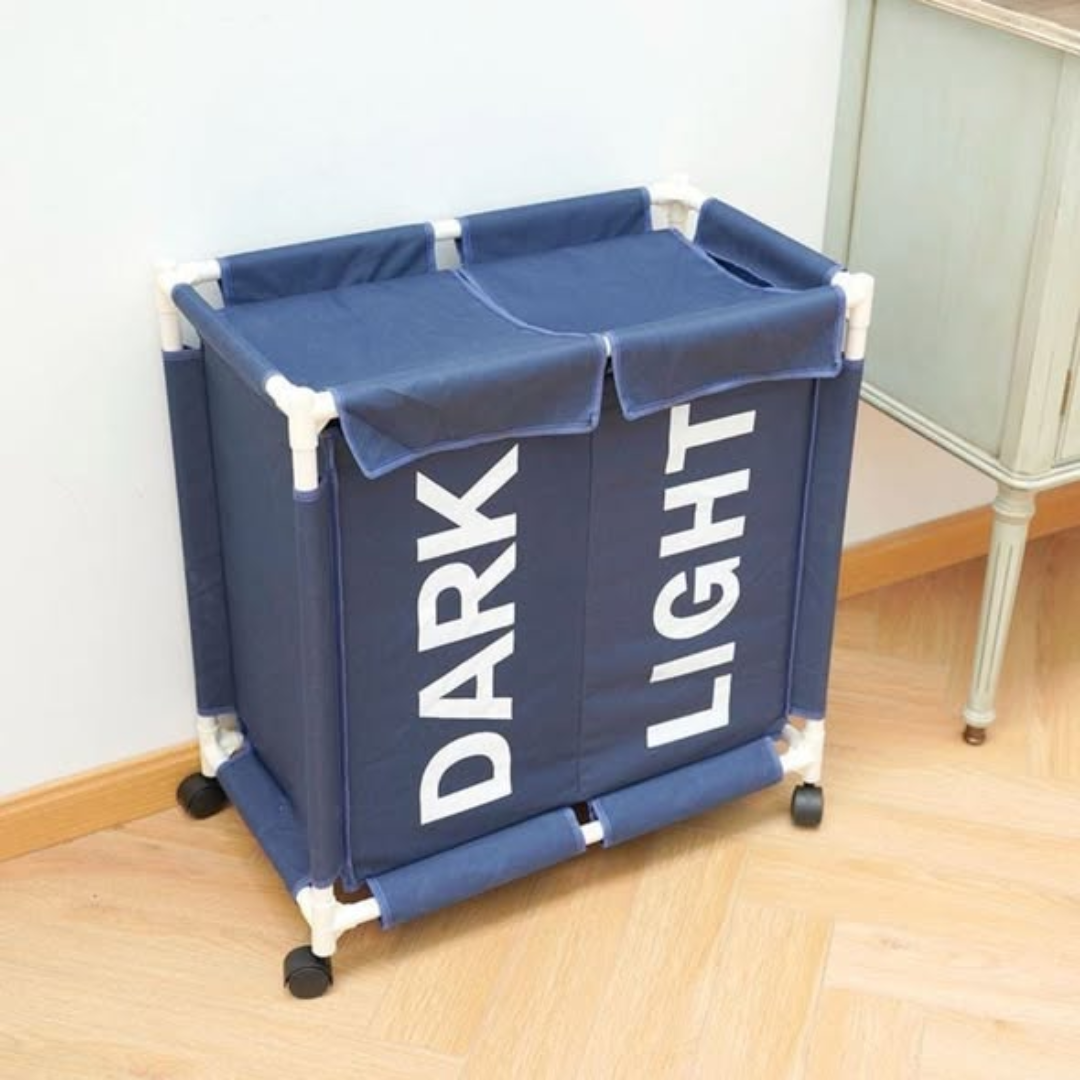 Rolling Laundry Basket with Wheels