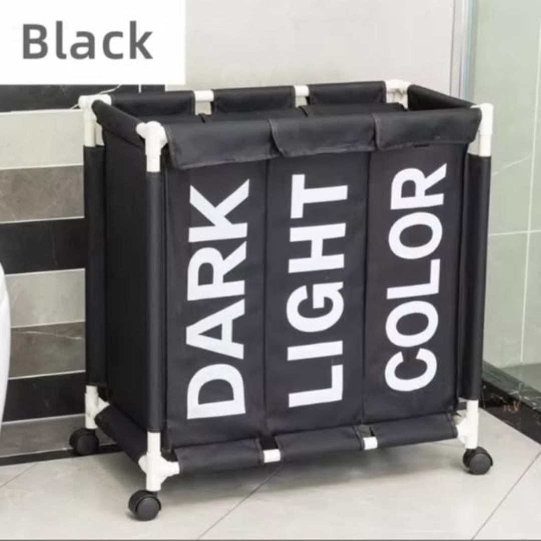Rolling Laundry Basket with Wheels