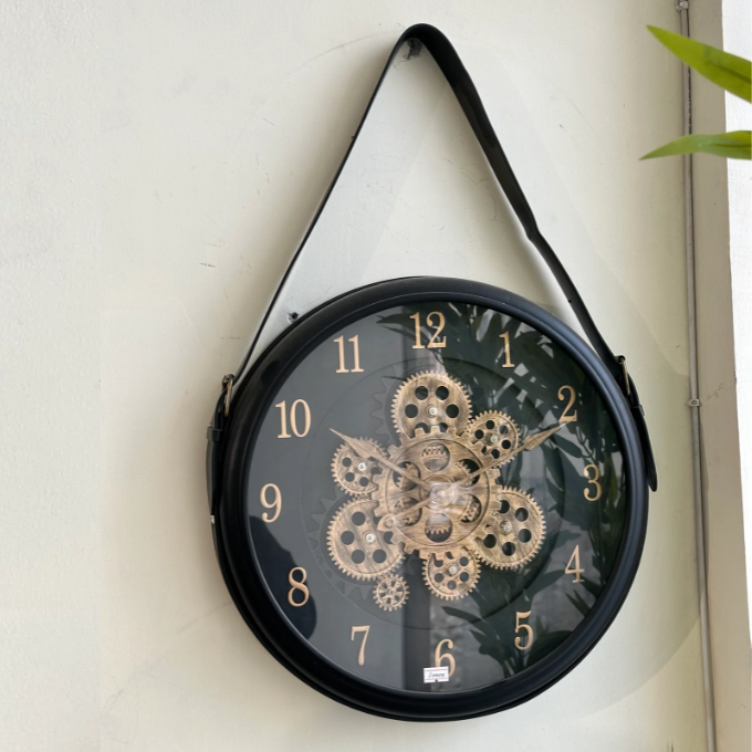 Rotating Moving Gear Wall Clock