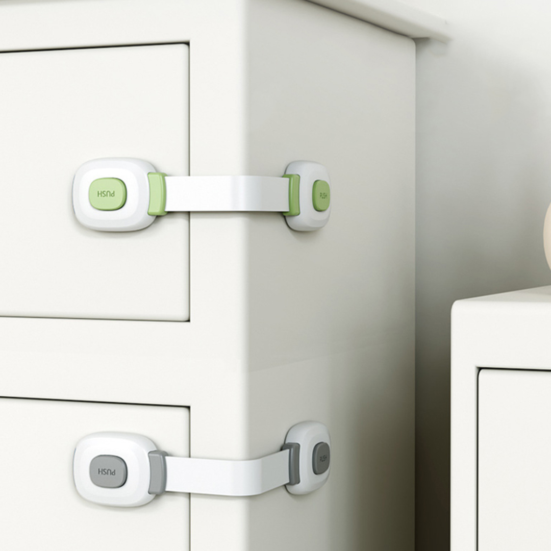Safety cabinet child locks and latches