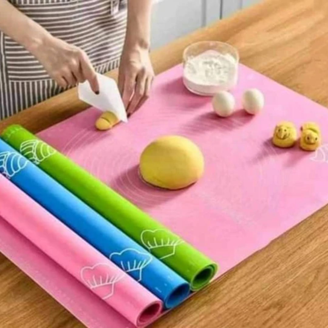 Silicone chapati and pastry mat