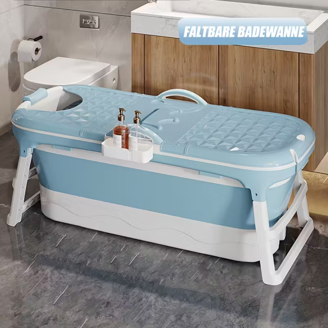 Slate blue Portable Foldable Bathtub 