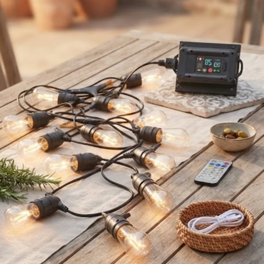 Solar String Lights 16M 20 Bulbs