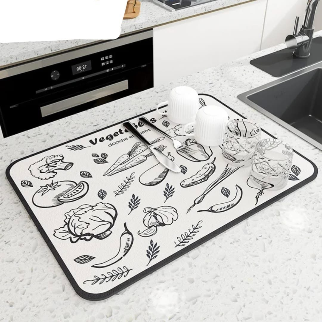 Solid pattern dish drain mat 3D printing