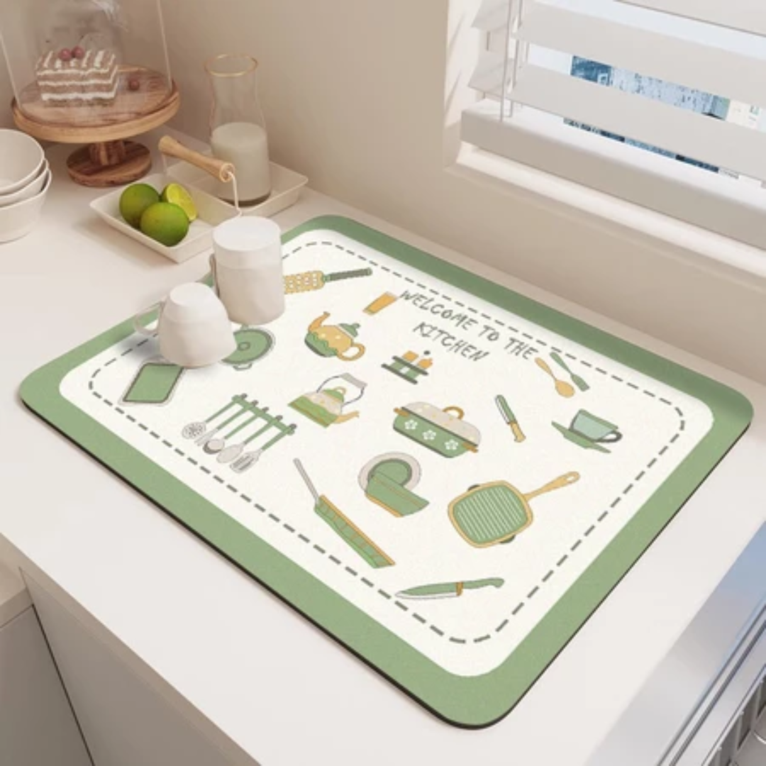 Solid pattern dish drain mat 3D printing