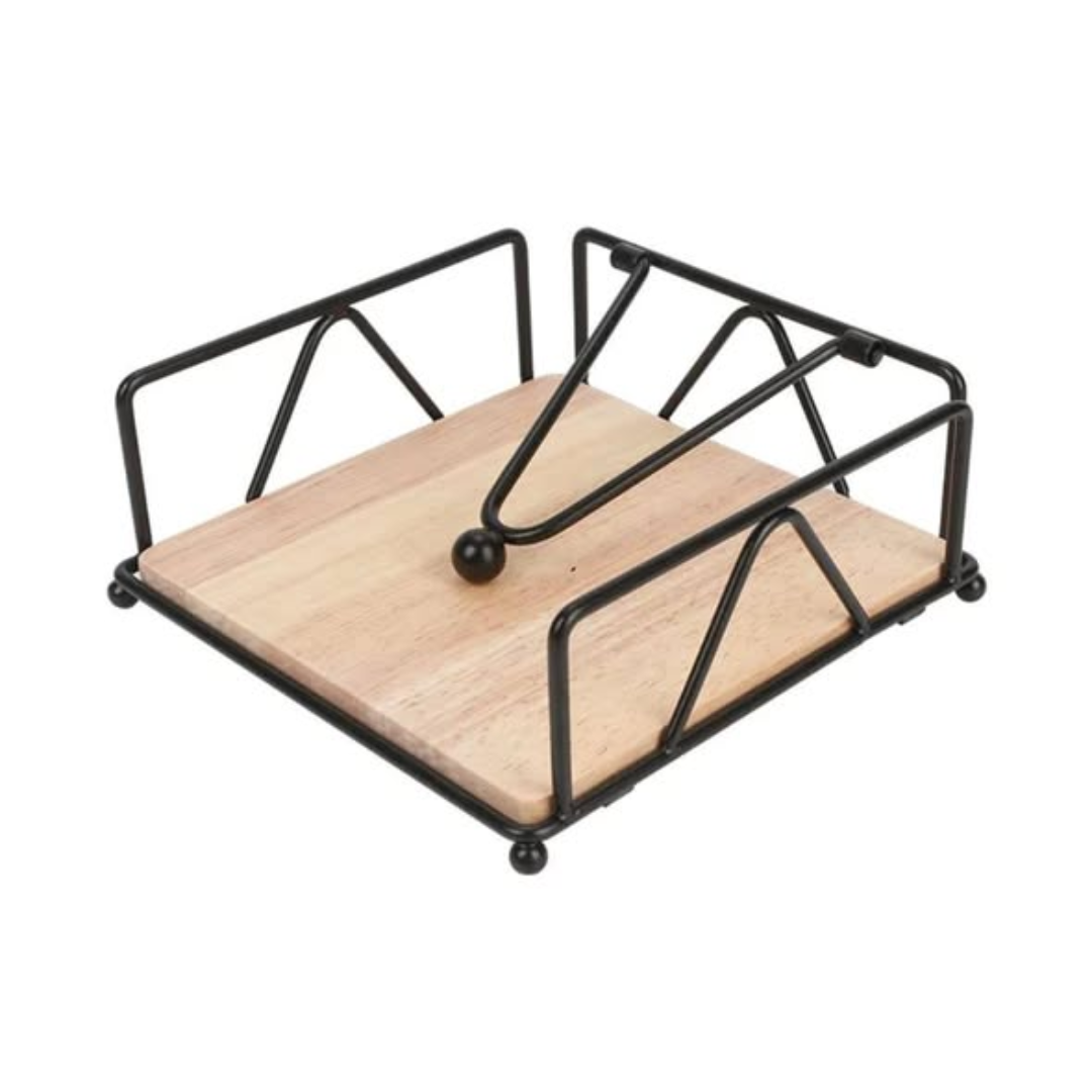 Square design napkin holder