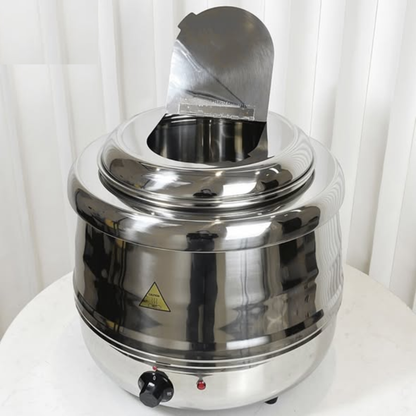Stainless Steel 10L Electric Soup Warmer Tureen Kettle