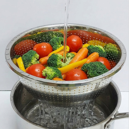Stainless Steel Basket Strainer and Colander