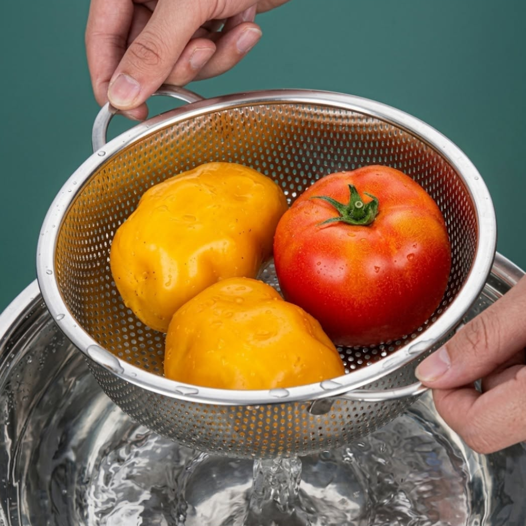 Stainless Steel Basket Strainer and Colander