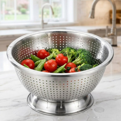 Stainless Steel Basket Strainer and Colander