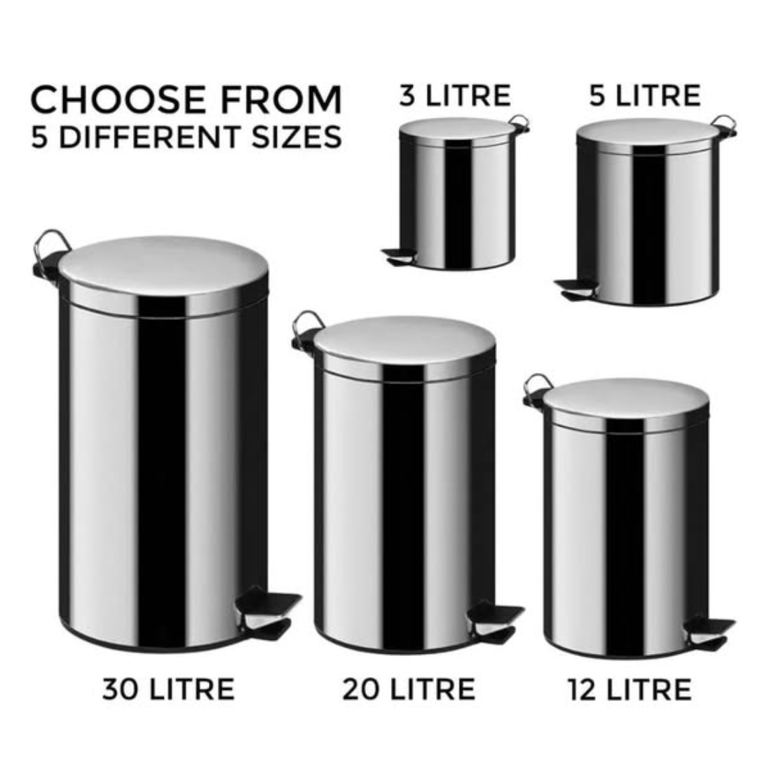 Stainless Steel Pedal Dustbin