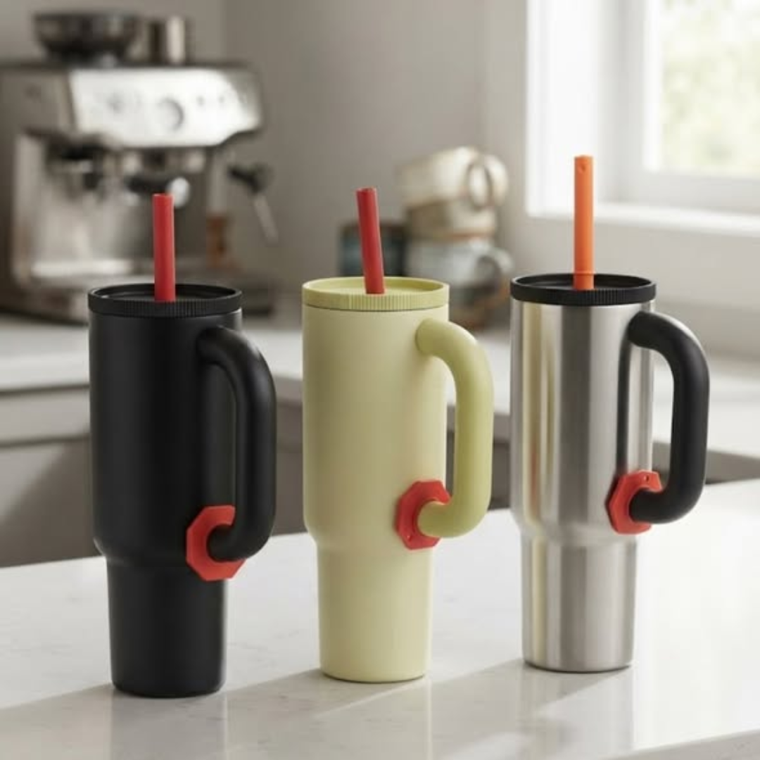 Stainless Steel Thermo Mug Tumbler with Handle