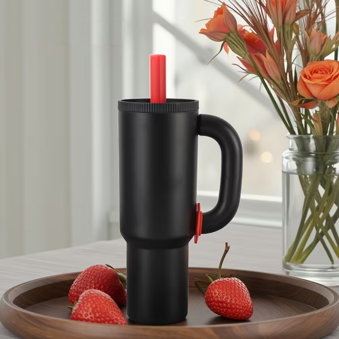 Stainless Steel Thermo Mug Tumbler with Handle