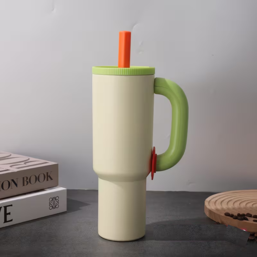Stainless Steel Thermo Mug Tumbler with Handle
