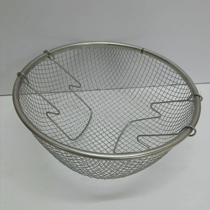 Stainless steel deep frying basket sieve