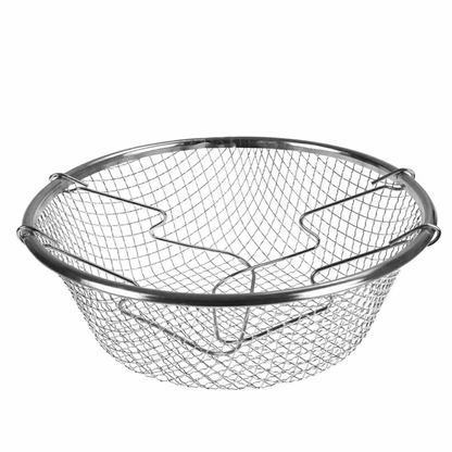 Stainless steel deep frying basket sieve