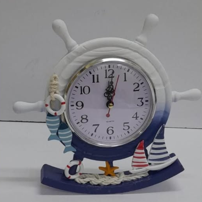 2-in-1 Wooden Photo Frame + Swing Clock Ornament