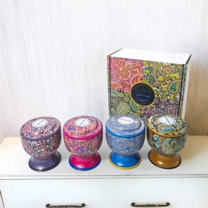 Tin plate scented candles