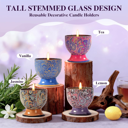 Tin plate scented candles