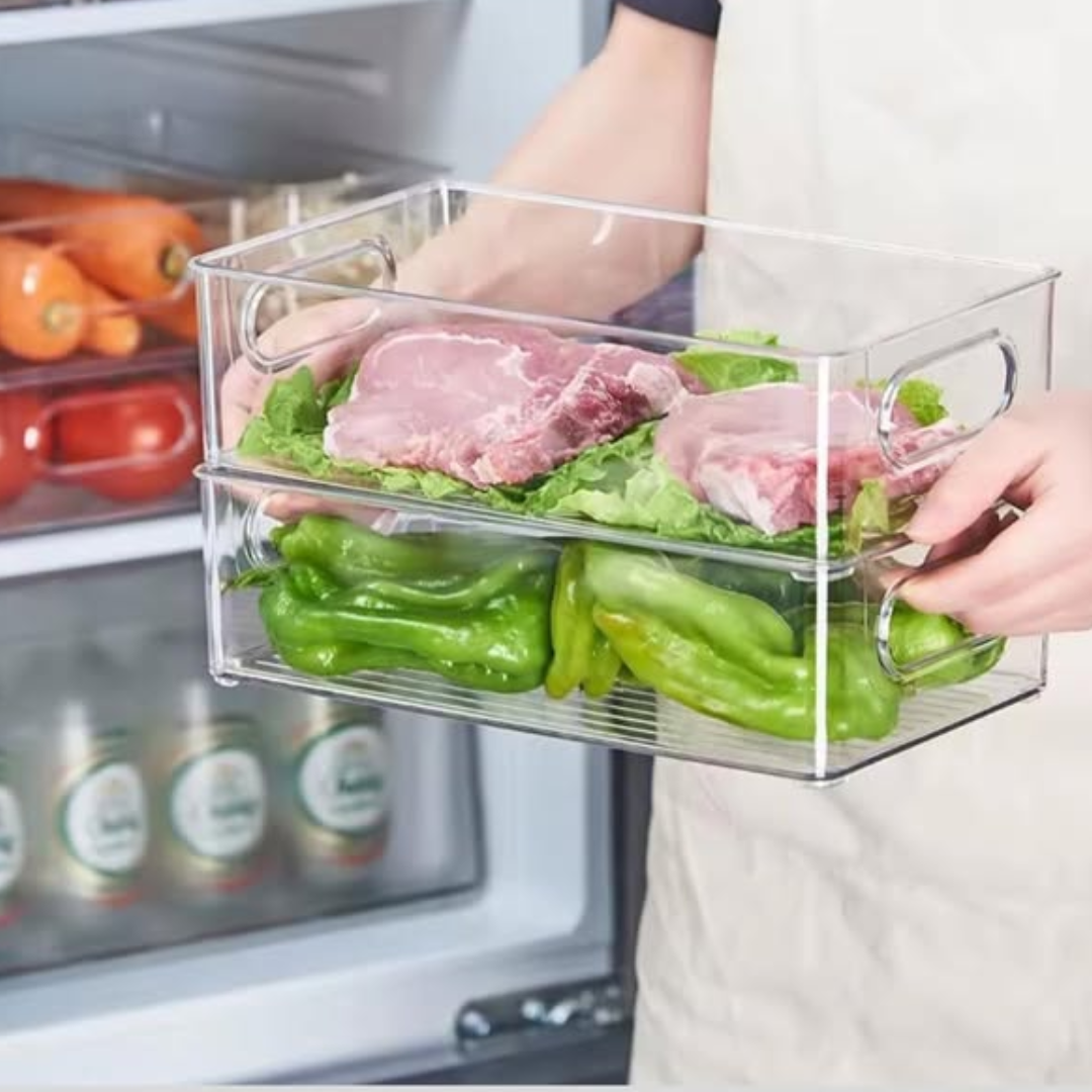 Transparent Acrylic Fridge Storage Container