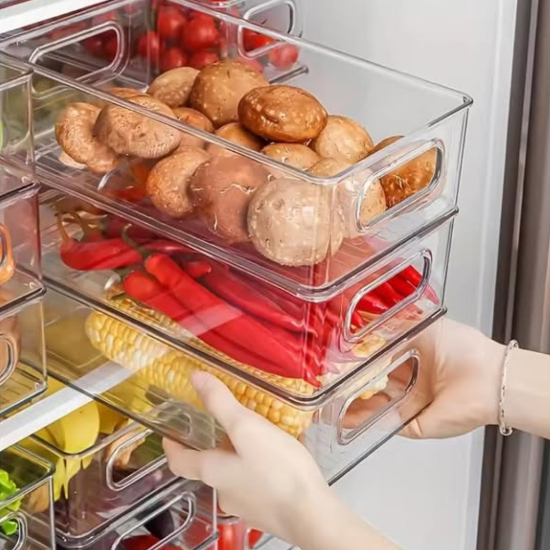 Transparent Acrylic Fridge Storage Container