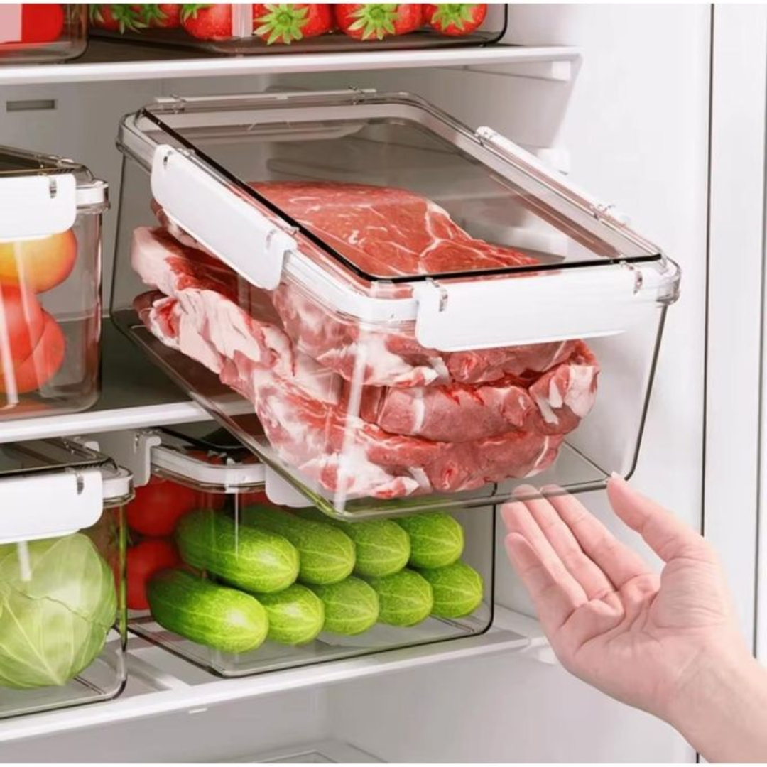 Transparent Airtight Pantry Storage Boxes