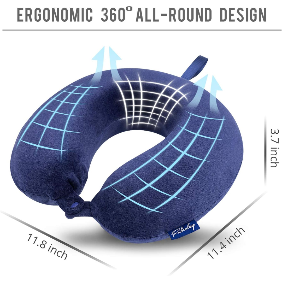 Travel neck pillow
